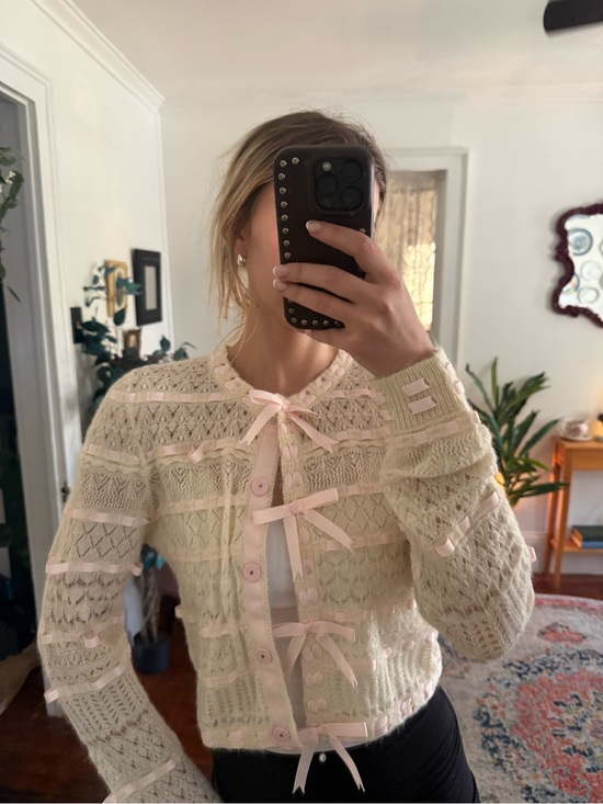 LoveShackFancy Sweaters - LoveShackFancy Rosalline Cardigan Sweater